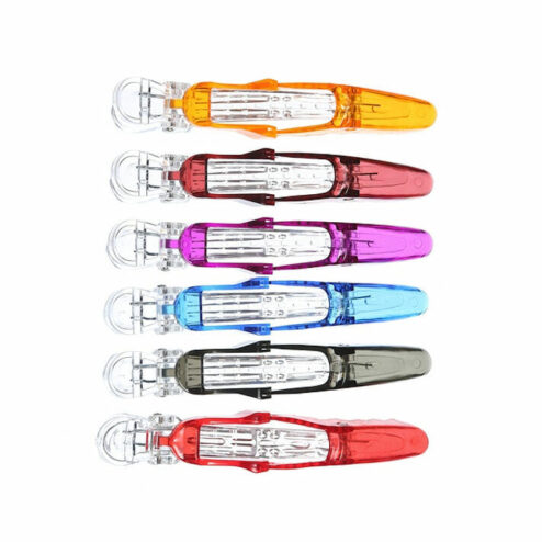 Crewe Orlando Clear Croco Clips Pack 4