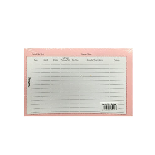 Customer Record Cards Pack 100