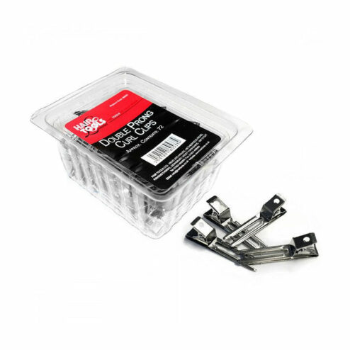 Hair Tools Double Prong Curl Clips Box of 72