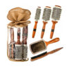 Head Jog Wooden Ceramic Brush Set