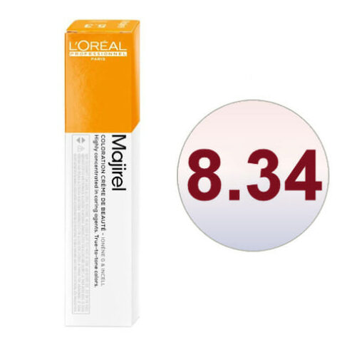 L'Oreal Majirel 8.34 Light Golden Copper Blonde
