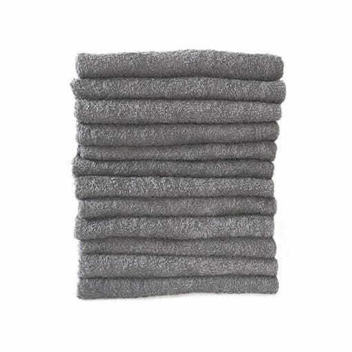 Majestic Towel Silver Grey Chlorine Resistant Pack of 12