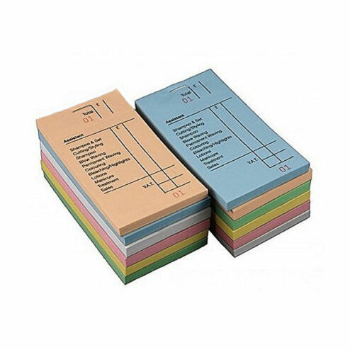 Numbered Check Pads Pack 12 Mixed