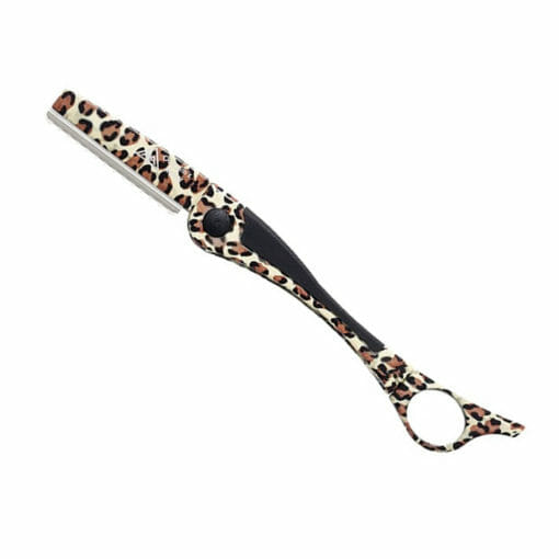 AMA Occam's Leopard Skin Hairdressing Razor