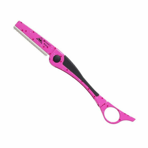 AMA Occams Pink Stars Hairdressing Razor
