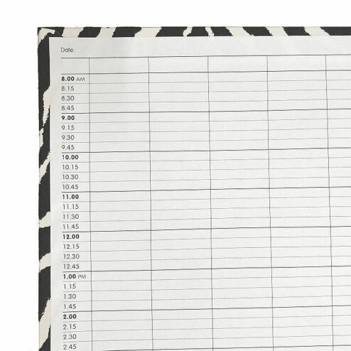Direct Salon Supplies Zebra Appointment Book