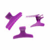 Hair Tools Purple Clamps Pack 12