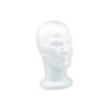 Male White Poly Mannequin Head