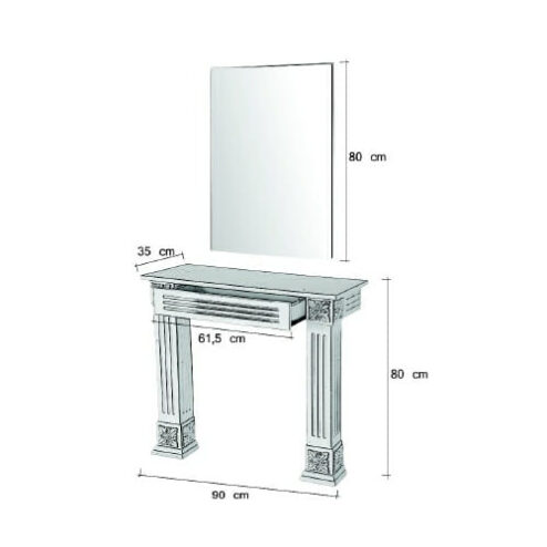 Mila Angel I Wall Styling Unit