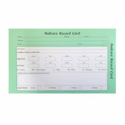 Direct Salon Supplies Nailcare Record Cards Pack 100