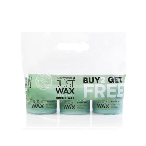 Salon System Just Wax Tea Tree Creme Wax 3 for 2 Offer