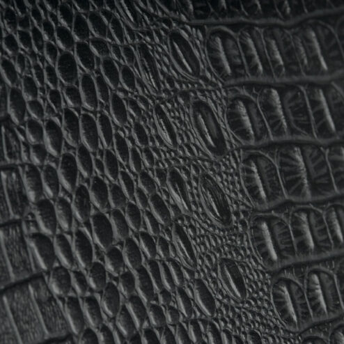 Sibel Compact Black Croc Case