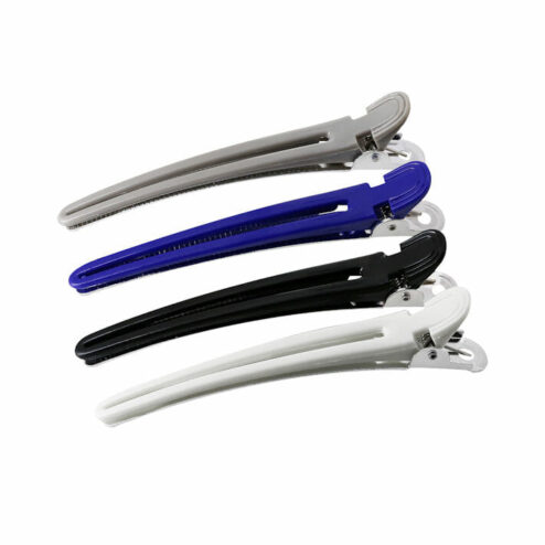 Sibel Half Aluminium/Half Plastics Assorted Coloured Section Clips Pk 12