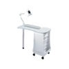 Sibel White Manicure Table