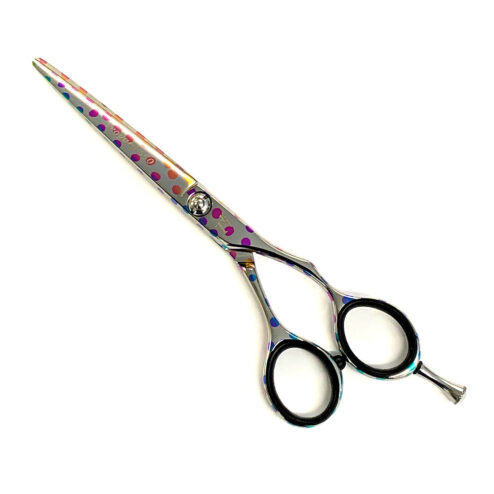 TRi Leopard Spot Japanese Steel Offset Scissors