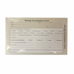 Direct Salon Supplies Waxing Consultation Cards Pack 100