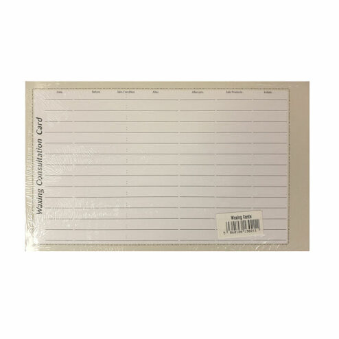 Direct Salon Supplies Waxing Consultation Cards Pack 100