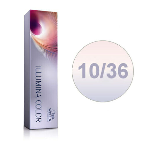 Wella Illumina 10.36 Lightest Gold Violet Blonde