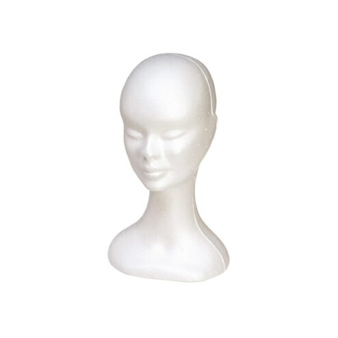 White Poly Mannequin Head
