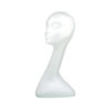 White Poly Mannequin Head with Long Neck