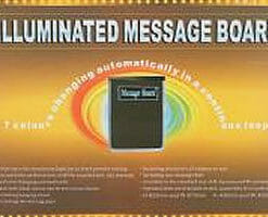 Alternative view of Direct Salon Supplies Illuminated Message Board