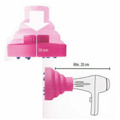 Ultron Retractable Universal Neon Pink Diffuser | Direct Salon Supplies