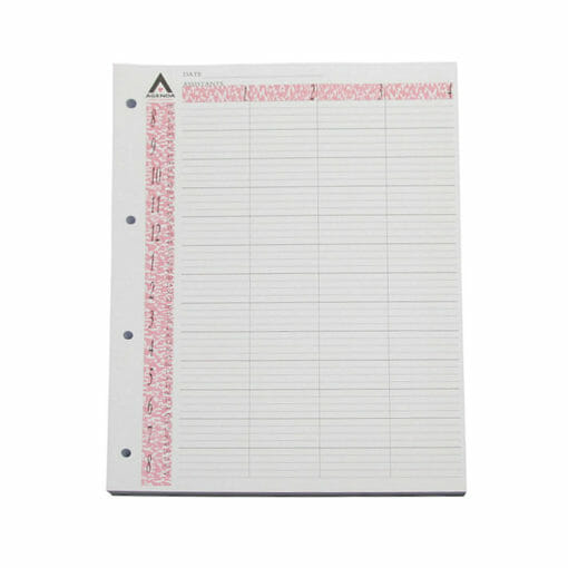 Agenda Loose Pages Pk 100