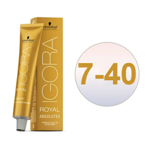 Schwarzkopf Igora Absolutes 7-40 Medium Blonde Beige Natural