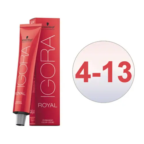 Schwarzkopf Igora Royal 4-13 Medium Brown Cendre Matt