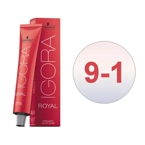Schwarzkopf Igora Royal 9-1 Extra Light Blonde Cendre