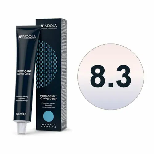 Indola Permanent Caring Colour 8.3 Light Blonde Gold