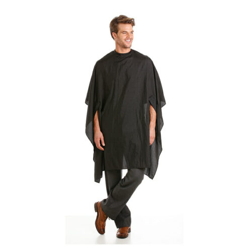 Artisan Gown In Trilobal Material Black Poppers
