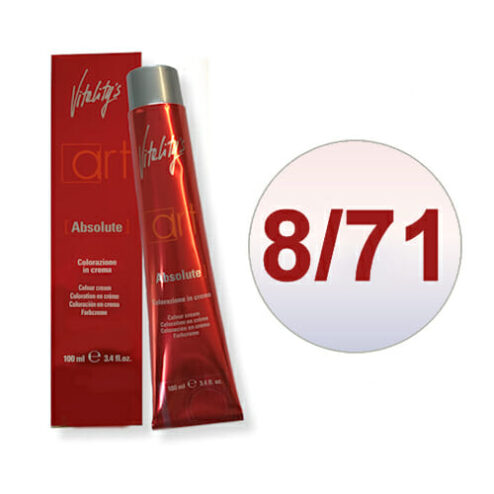 Vitality Art Absolute 8/71 Light Slate Ash Blonde 100ml