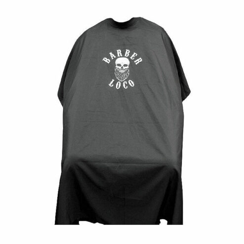 Barber Loco Black Neoprene Collar Cape