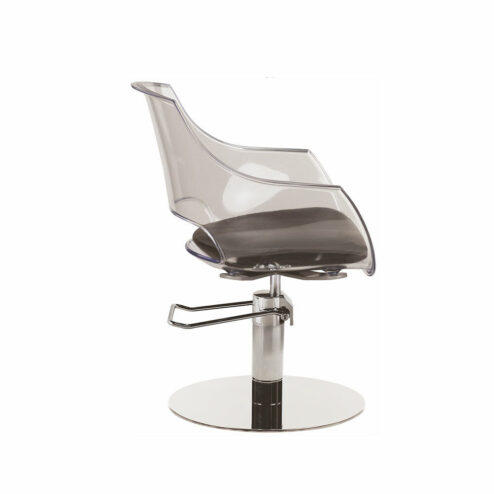 Ayala Ghost Hydraulic Styling Chairs In Cat P Upholstery