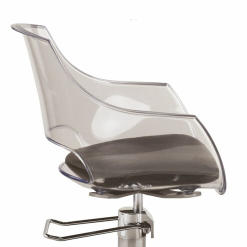 Ayala Ghost Hydraulic Styling Chairs In Cat W Upholstery