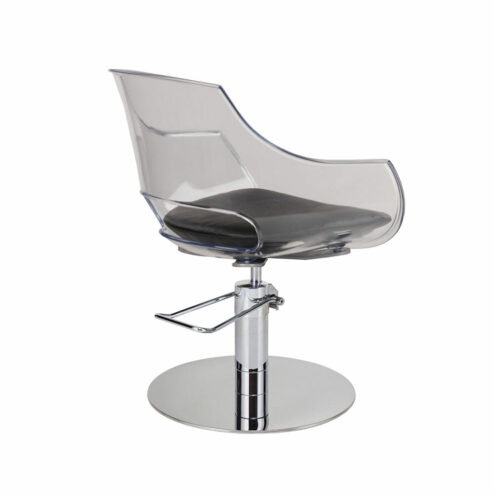 Ayala Ghost Hydraulic Styling Chairs In Cat W Upholstery