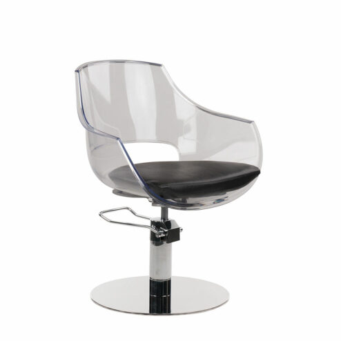 Ayala Ghost Hydraulic Styling Chairs In Cat W Upholstery