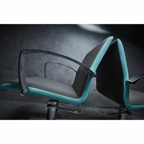 Ayala Partner Hydraulic Styling Chair In Cat W Upholstery