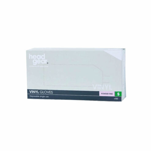 Head Gear Vinyl Gloves Powder Free Pack 100