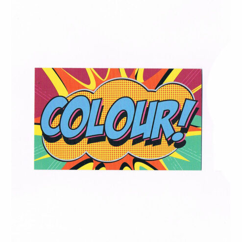 Direct Salon Supplies Colour Pop Art Appointment Cards