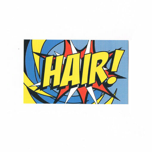 Direct Salon Supplies Hair Pop Art Appointment Cards