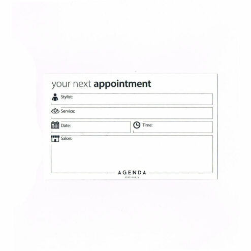 Direct Salon Supplies Hair Pop Art Appointment Cards