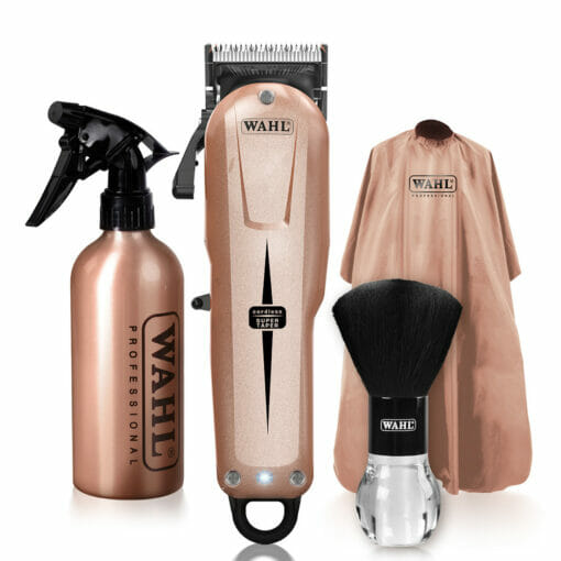 Wahl Rose Gold Limited Edition Cordless Super Taper Clipper Kit