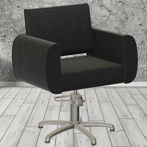 REM Magnum Black Hydraulic Styling Chair