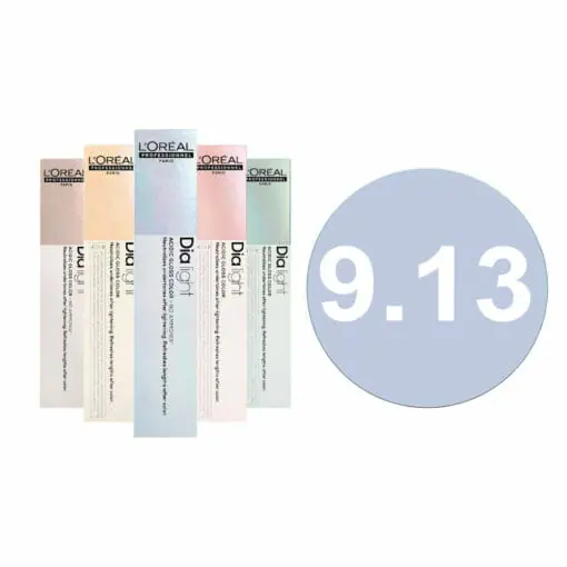 L'Oreal Dia Light 9.13 Very Light Ash Gold Blonde 50ml