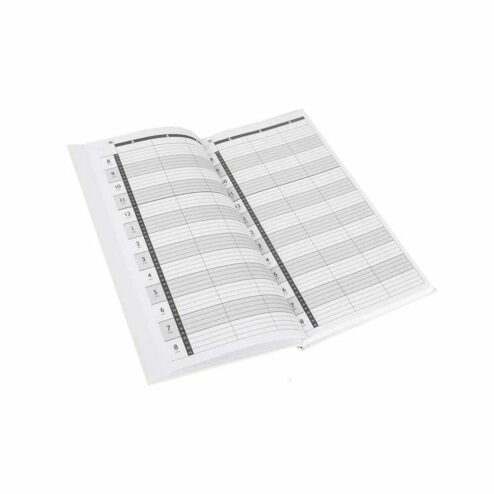 Agenda 3 Column Grey Appointment Book