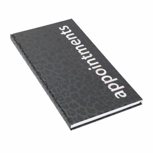 Agenda 3 Column Leopard Appointment Book