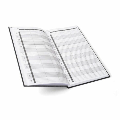 Alternative view of Agenda 3 Column Leopard Appointment Book