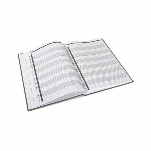 Agenda 6 Column Grey Appointment Book